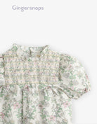 جينجرسنابس بلوزة مشجرة نص بطن كم قصير بف بناتي متعدد الألوان