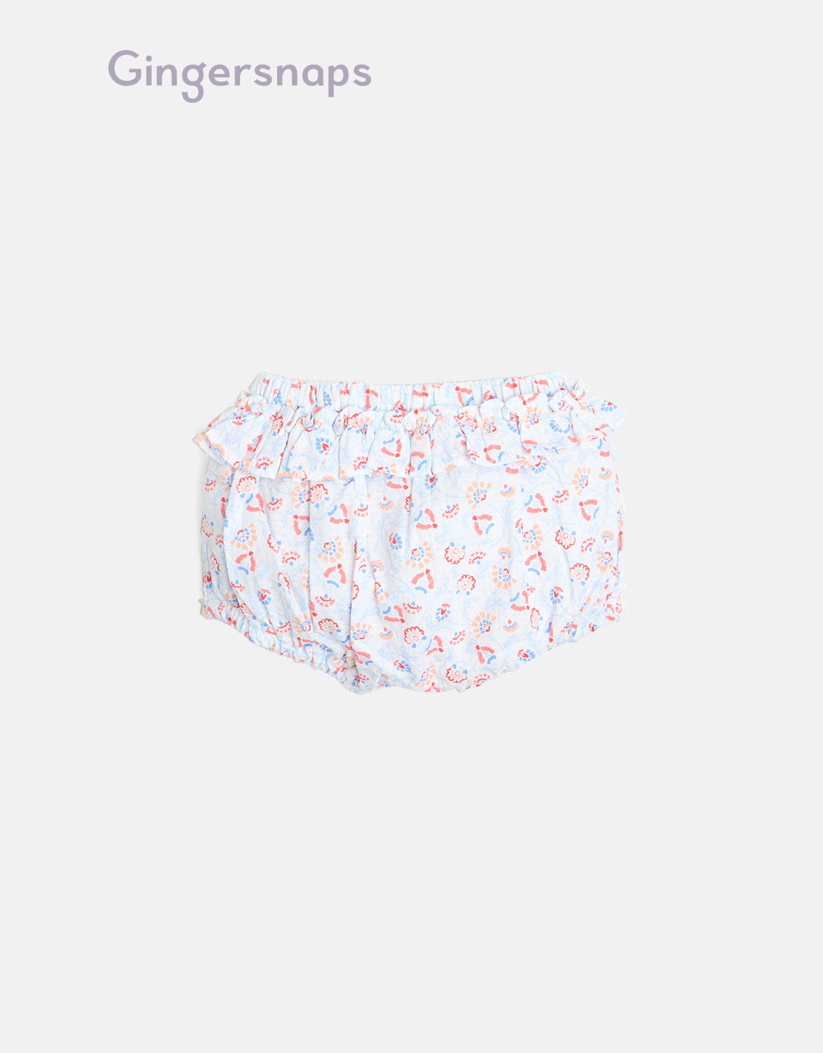 جينجرسنابس شورت رضع بناتي بنمط مشجر بخصر مطاطي متعدد الألوان