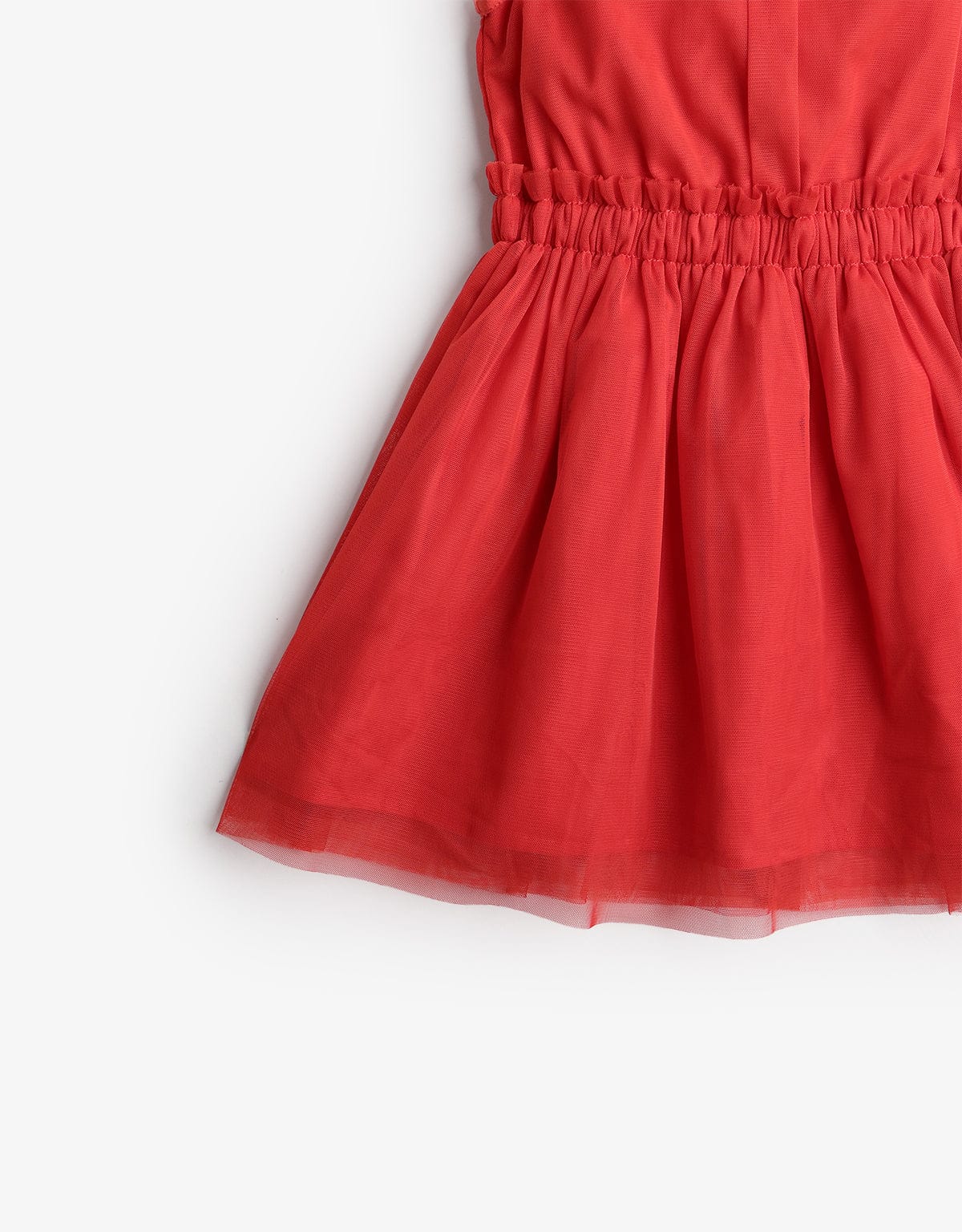 جينجرسنابس فستان كت مخصر مشجر مكشكش من أسفل بناتي أحمر