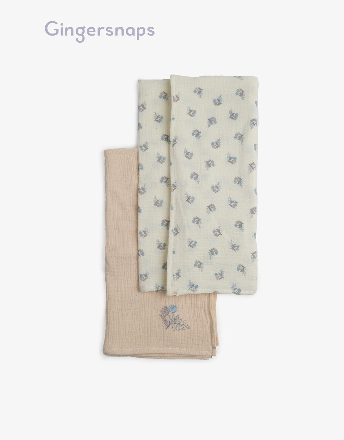 جينجرسنابس بطانية بنات رضع منقوشة متعدد الألوان