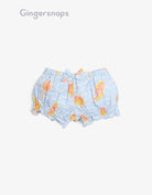 جينجرسنابس شورت رضع بناتي مشجر بخصر مطاط متعدد الألوان