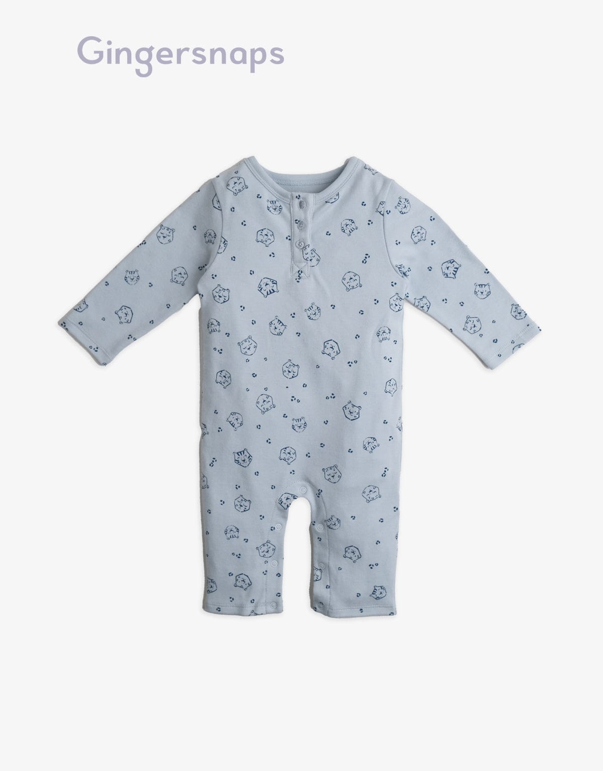 جينجرسنابس جمبسوت رضع منقوش أولادي أزرق