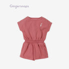 جينجرسنابس جمبسوت سادة مخصر بدون كم بناتي