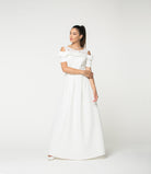 نتشي فستان حريمي طويل مفتوح من الأكتاف